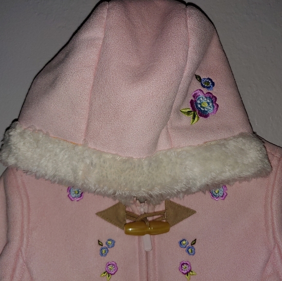 Hanna Andersson Pink suede jacket, size 80 - Picture 2 of 16